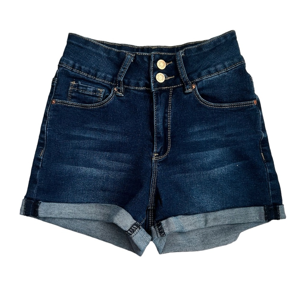 YMI-  ultra high rise Jean shorts size 1